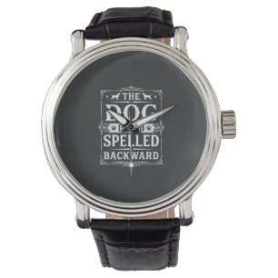 Funny Dog God Spelled Backward Watch