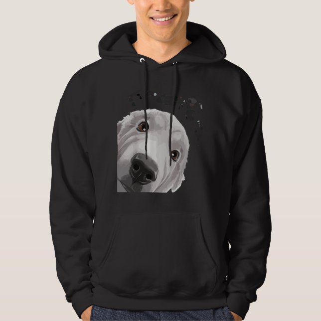 Funny Dog Great Pyrenees Hoodie (Front)