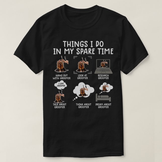 funny dog groomer shirt pet grooming funny pet dog (Design Front)