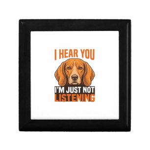 Funny Dog I Hear You Not Listening Vintage Shirt_1 Gift Box