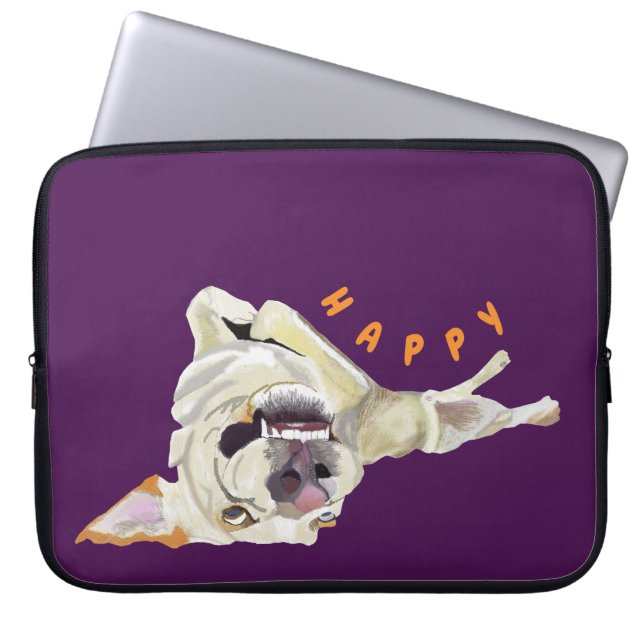 Funny Dog Laptop Case (Front)