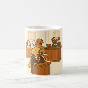 Funny Dog Lawyer Coffee Mug