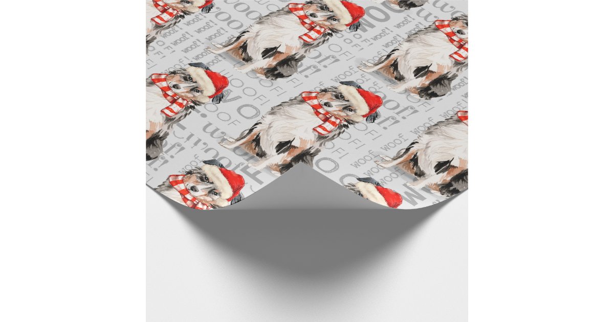 Funny Dog Lover Australian Shepherd Christmas Wrapping Paper Zazzle