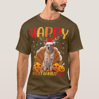 Funny Dog Lover Happy Blue Heeler Dog HelloThanksM T-Shirt