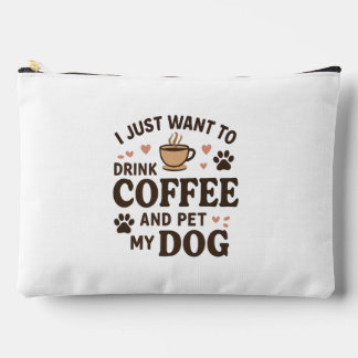 Funny Dog Lover Mug Dog Mom Dog Dad Accessory Pouch