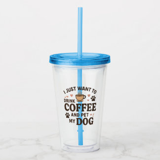 Funny Dog Lover Mug Dog Mom Dog Dad Acrylic Tumbler