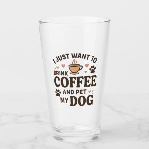Funny Dog Lover Mug Dog Mom Dog Dad Glass