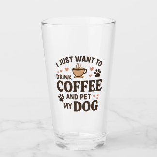 Funny Dog Lover Mug Dog Mom Dog Dad Glass