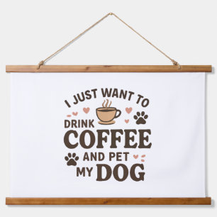 Funny Dog Lover Mug Dog Mom Dog Dad Hanging Tapestry