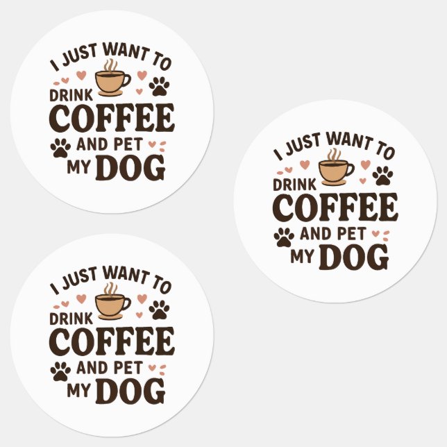 Funny Dog Lover Mug Dog Mom Dog Dad Labels (Group)