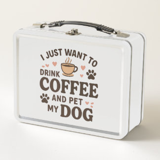 Funny Dog Lover Mug Dog Mom Dog Dad Metal Lunch Box