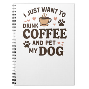 Funny Dog Lover Mug Dog Mom Dog Dad Notebook