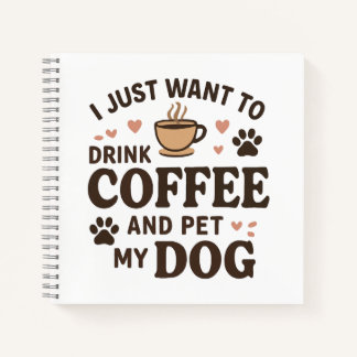 Funny Dog Lover Mug Dog Mom Dog Dad Notebook