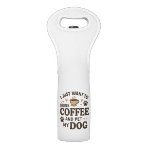 Funny Dog Lover Mug Dog Mom Dog Dad Wine Bag