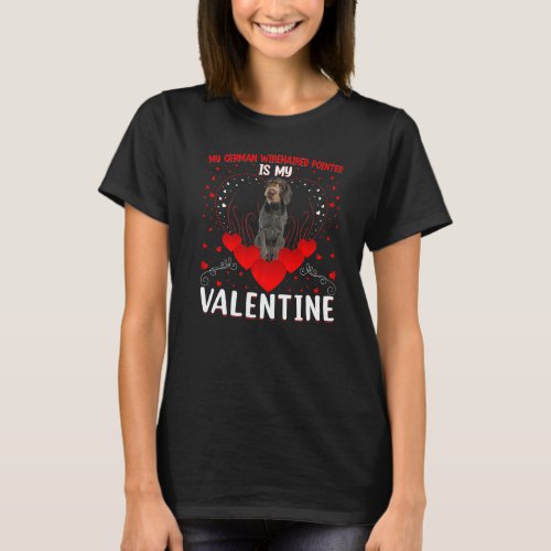 Funny Dog Lover My German Wirehaired Pointer Is My T_Shirt