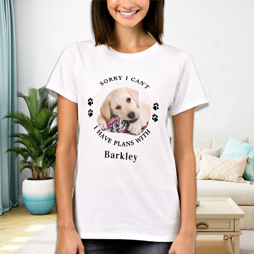 Funny Dog Lover Personalized Pet Photo T_Shirt