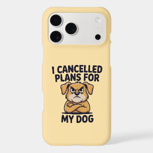 Funny Dog Lover Quote Cartoon Illustration iPhone 17 Pro Max Case