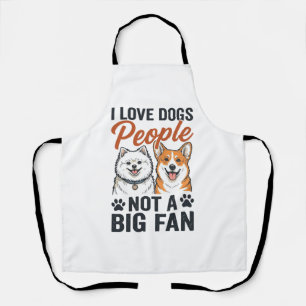 Funny Dog Lover Quote Vintage Engraving Vector Des Apron