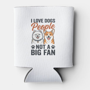 Funny Dog Lover Quote Vintage Engraving Vector Des Can Cooler