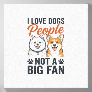 Funny Dog Lover Quote Vintage Engraving Vector Des Canvas Photo Tile
