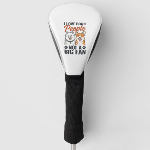 Funny Dog Lover Quote Vintage Engraving Vector Des Golf Head Cover