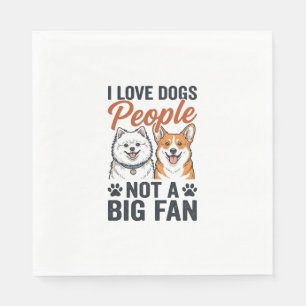 Funny Dog Lover Quote Vintage Engraving Vector Des Napkins