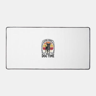 Funny Dog Lover Shirt Vintage Engraving Chihuahua Desk Mat