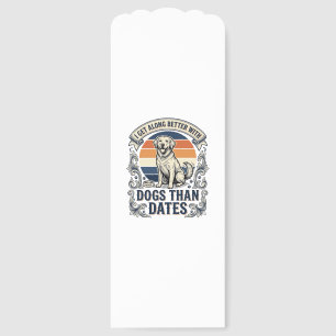 Funny Dog Lover Shirt Vintage Engraving Quote Desi Bookmarks