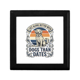 Funny Dog Lover Shirt Vintage Engraving Quote Desi Gift Box
