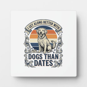 Funny Dog Lover Shirt Vintage Engraving Quote Desi Plaque