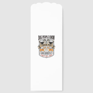 Funny Dog Lover Shirt with Vintage Puppy Debate De Bookmarks