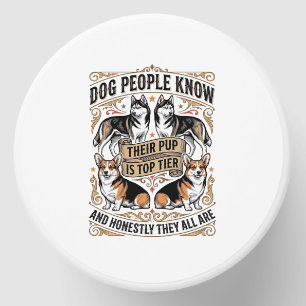 Funny Dog Lover Shirt with Vintage Puppy Debate De Mini Candle Favors
