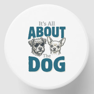 Funny Dog Lover Vintage Engraving Graphic_1 Mini Candle Favors