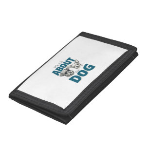 Funny Dog Lover Vintage Engraving Graphic_1 Tri-fold Wallet