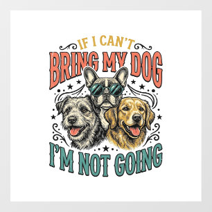 Funny Dog Lover Vintage Engraving Quote Design (2) Window Cling