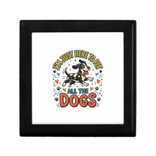 Funny Dog Lover Vintage Pet All The Dogs Design_1 Gift Box