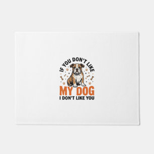 Funny Dog Lover Vintage Puppy Quote Shirt Design_1 Doormat