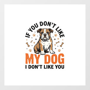 Funny Dog Lover Vintage Puppy Quote Shirt Design_1 Floor Decals