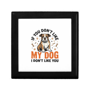 Funny Dog Lover Vintage Puppy Quote Shirt Design_1 Gift Box