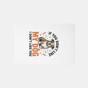 Funny Dog Lover Vintage Puppy Quote Shirt Design_1 Rug