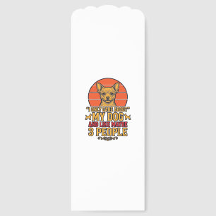 Funny Dog Lover Vintage Quote Vector Design_1 Bookmarks