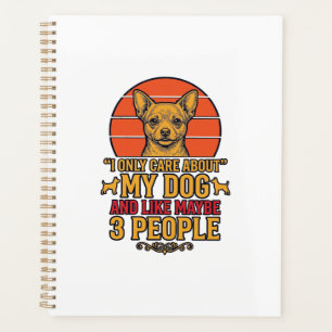 Funny Dog Lover Vintage Quote Vector Design_1 Planner