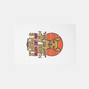 Funny Dog Lover Vintage Quote Vector Design_1 Rug