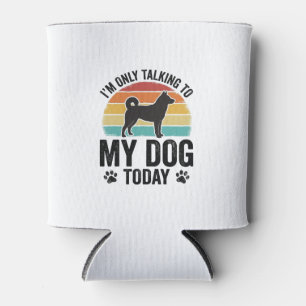 Funny Dog Lover Vintage Sunset Quote Design_1 Can Cooler