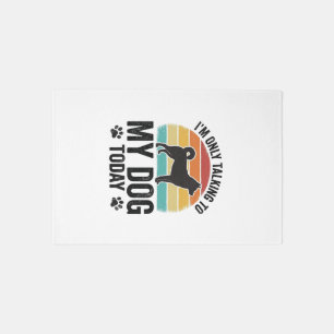 Funny Dog Lover Vintage Sunset Quote Design_1 Rug