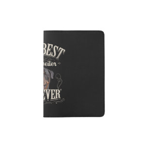 Funny Dog Lover Women Best Rottweiler Mom Lovers Passport Holder