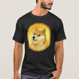 Funny Dog Meme Coin Crypto Currency T-Shirt