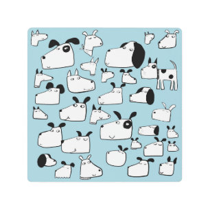 Funny Dog Metal Print