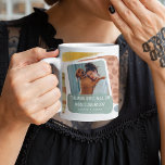 Funny Dog Mom Abstract Photo  Coffee Mug<br><div class="desc">Brighten up a dog mom's day with this funny colorful trendy coffee mug. Design features watercolor abstract paint with a photograph and the text 'The more boys I meet,  the more I love my dog'. Personalize with name/s.</div>
