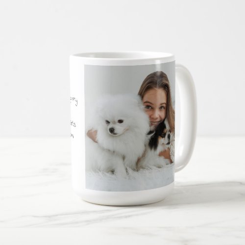 Funny Dog Mom Personalized Pet Photo Coffee Mug